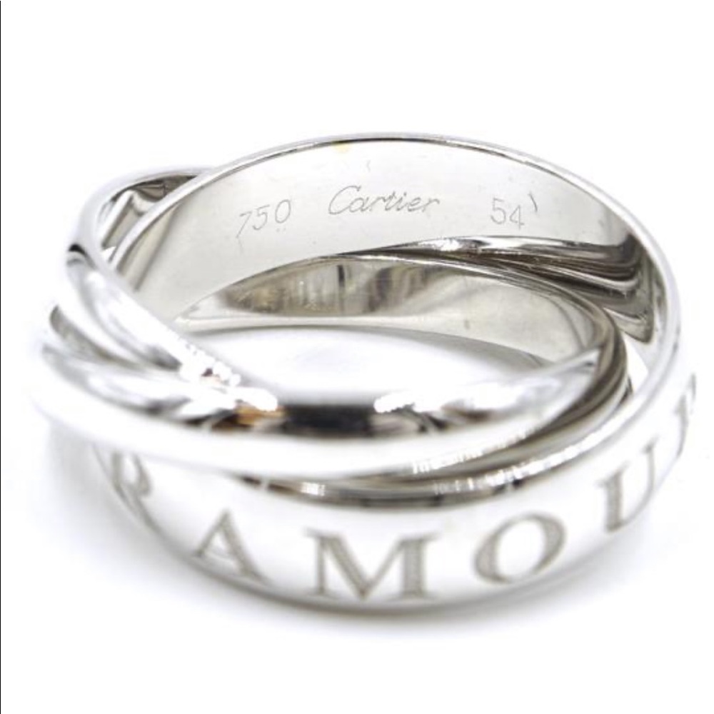 Cartier vintage “or amour et trinity” ring.